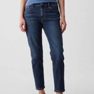 Gap Jeans Girlfriend 1969 5 Pocket 6 Grommet Zip Belt Loops Mid Blue Wash 28